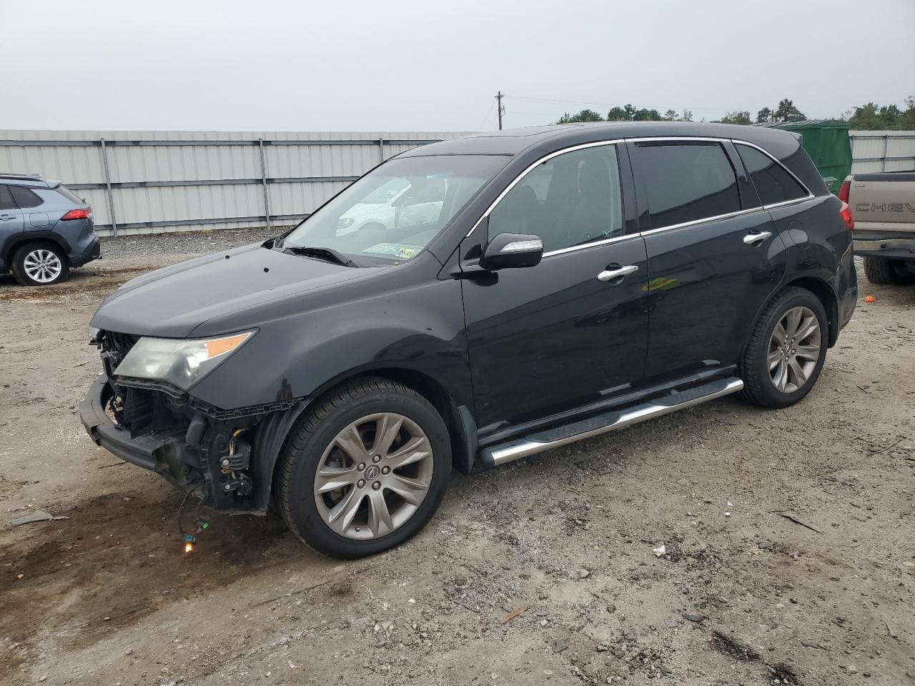 2011 Acura MDX Advance, VIN 2HNYD2H72BH547977 — Burn