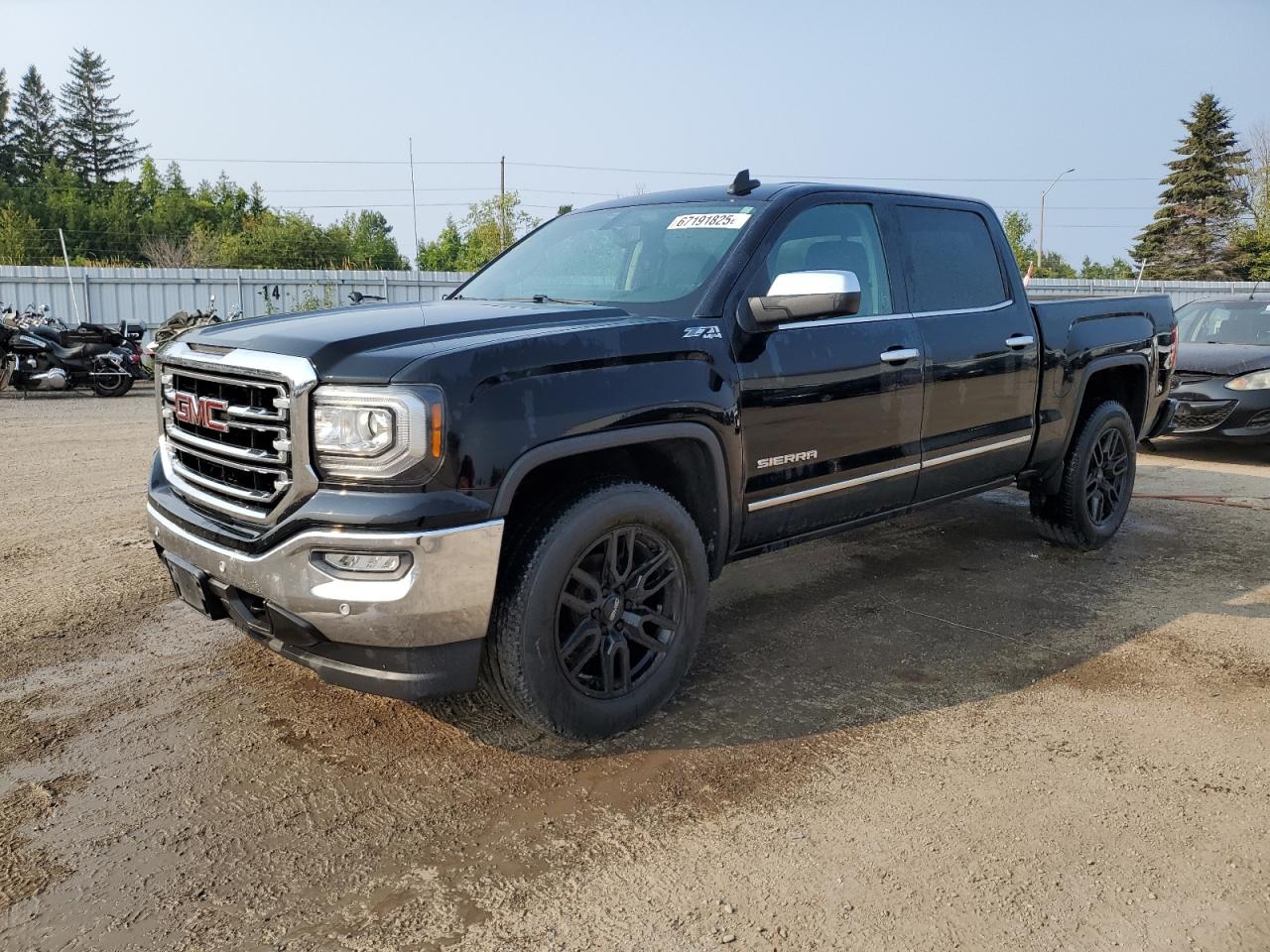2018 GMC Sierra 1500 SLT, VIN 3GTU2NECXJG615048 — Пожар в салоне