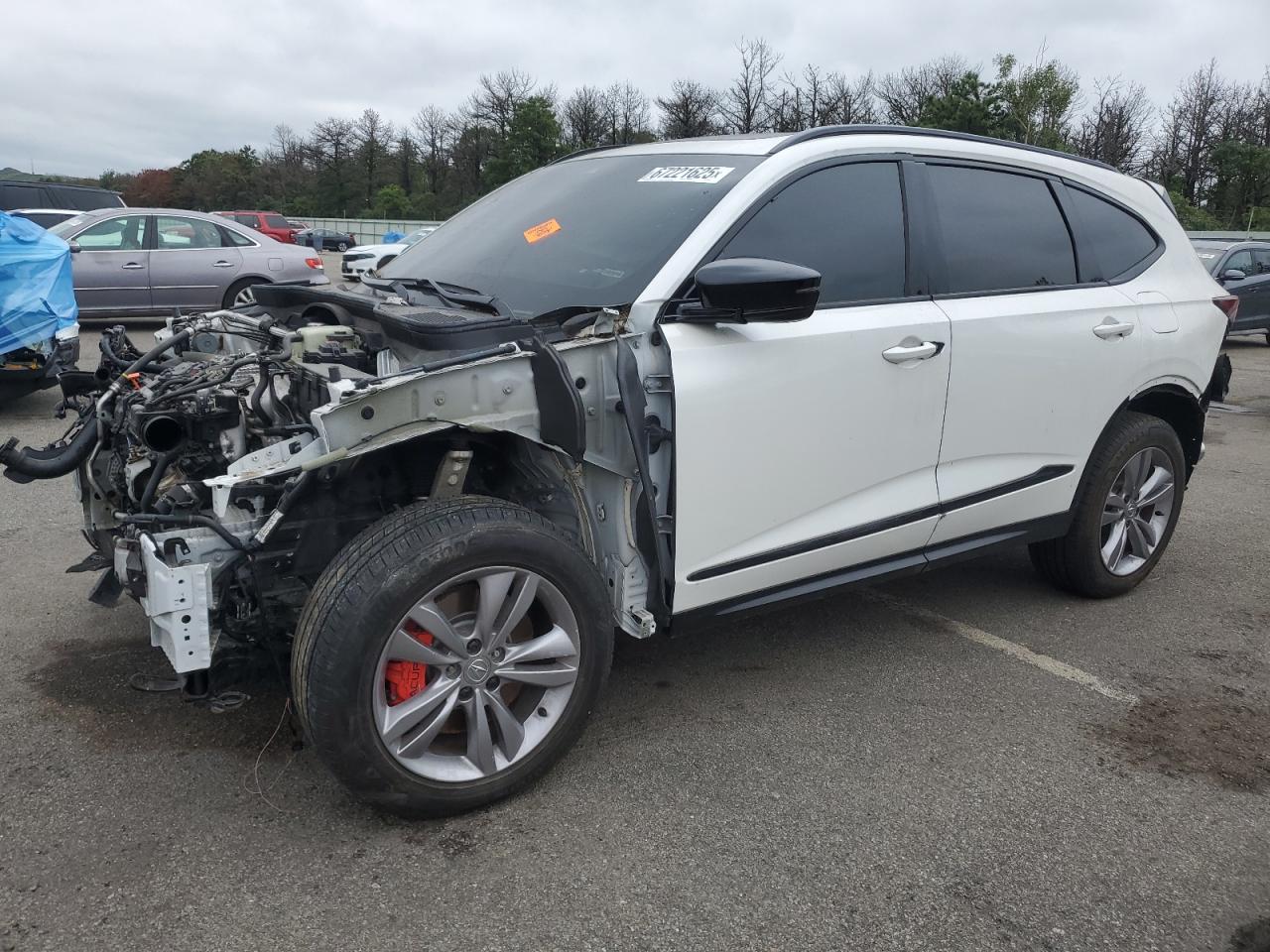 2022 Acura MDX Type S, VIN 5J8YD8H8XNL001499 — Missing or altered VIN