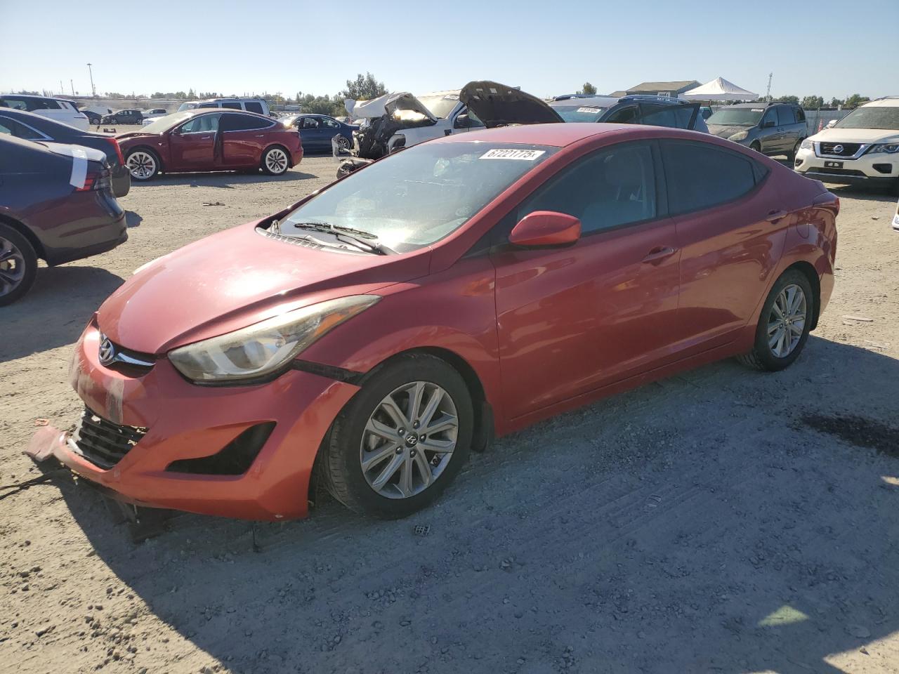 2016 Hyundai Elantra SE, VIN KMHDH4AE4GU532605 — Front end