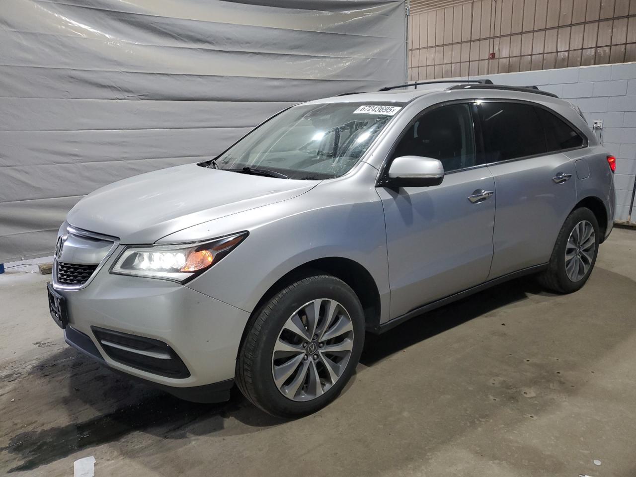 2014 Acura MDX Technology, VIN 5FRYD4H46EB034912 — Partial repair