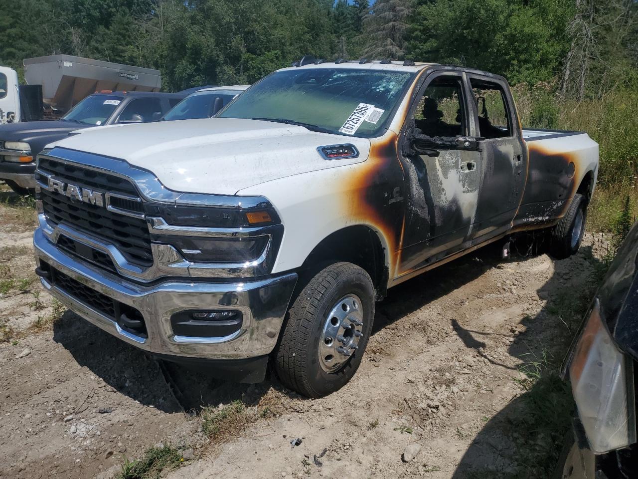 2025 Ram 3500 Tradesman, VIN 3C63RRGL4SG575148 — Burn
