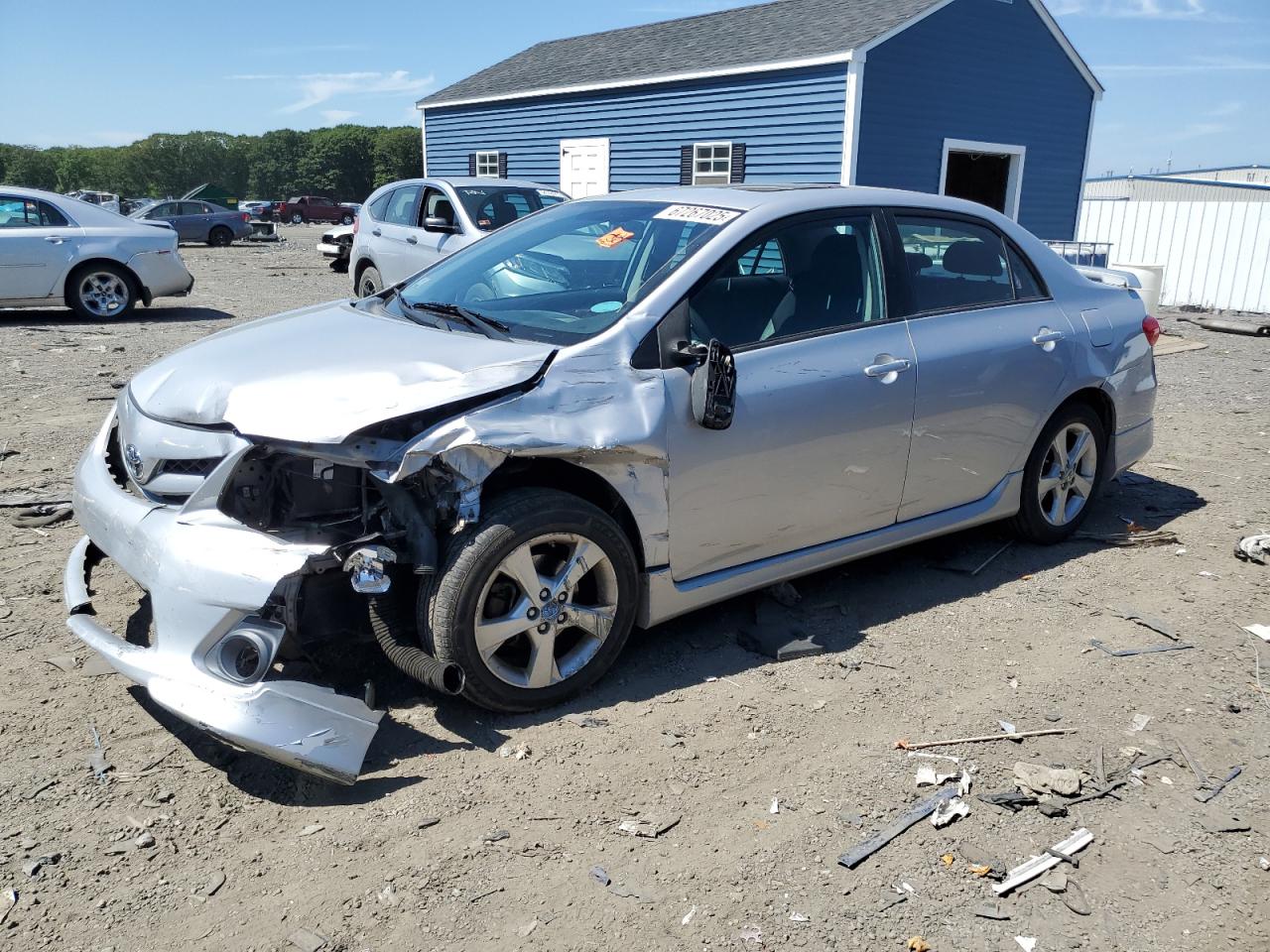 2011 Toyota Corolla S, VIN 2T1BU4EE9BC710855 — Front end