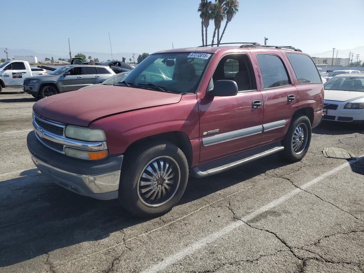 2004 Chevrolet Tahoe LS, VIN 1GNEC13V04R143744 — Rear end