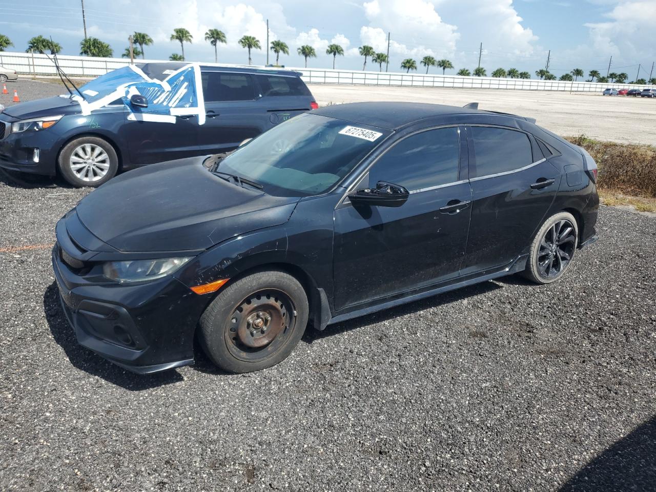 2017 Honda Civic Sport, VIN SHHFK7G45HU209137 — Prior damage history
