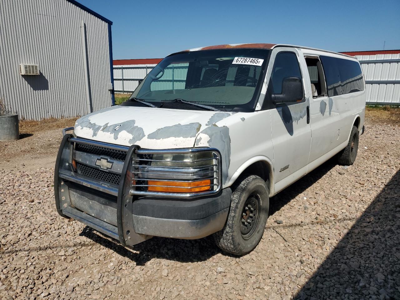 2004 Chevrolet Express Passenger, VIN 1GAHG39U441219042 — Hail