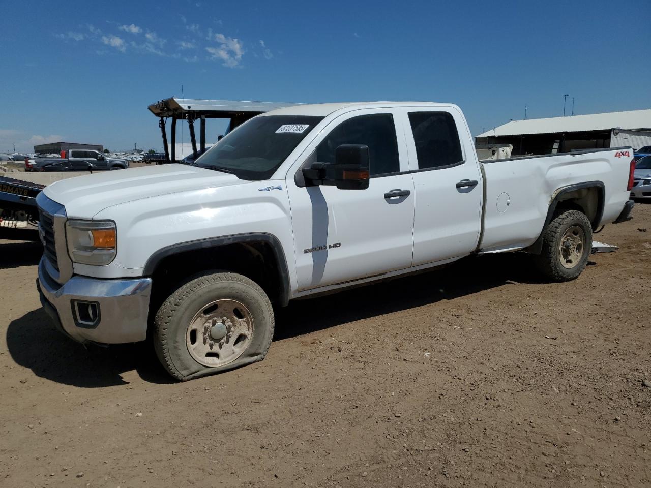 2019 GMC Sierra 2500HD, VIN 2GT22NEG4K1129727 — Rear end