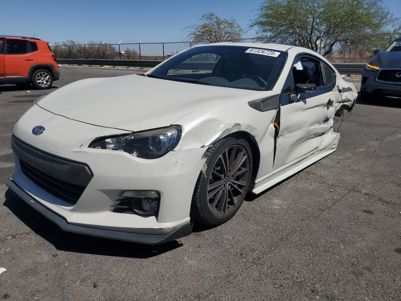 2015 Subaru BRZ Limited, VIN JF1ZCAC11F9602697 — Rear end