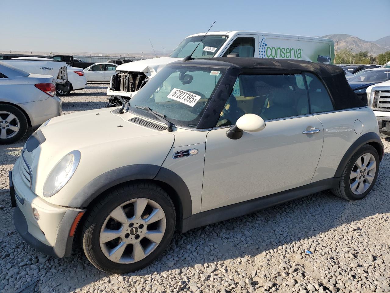 2006 MINI Convertible S, VIN WMWRH33576TK57119 — Днище