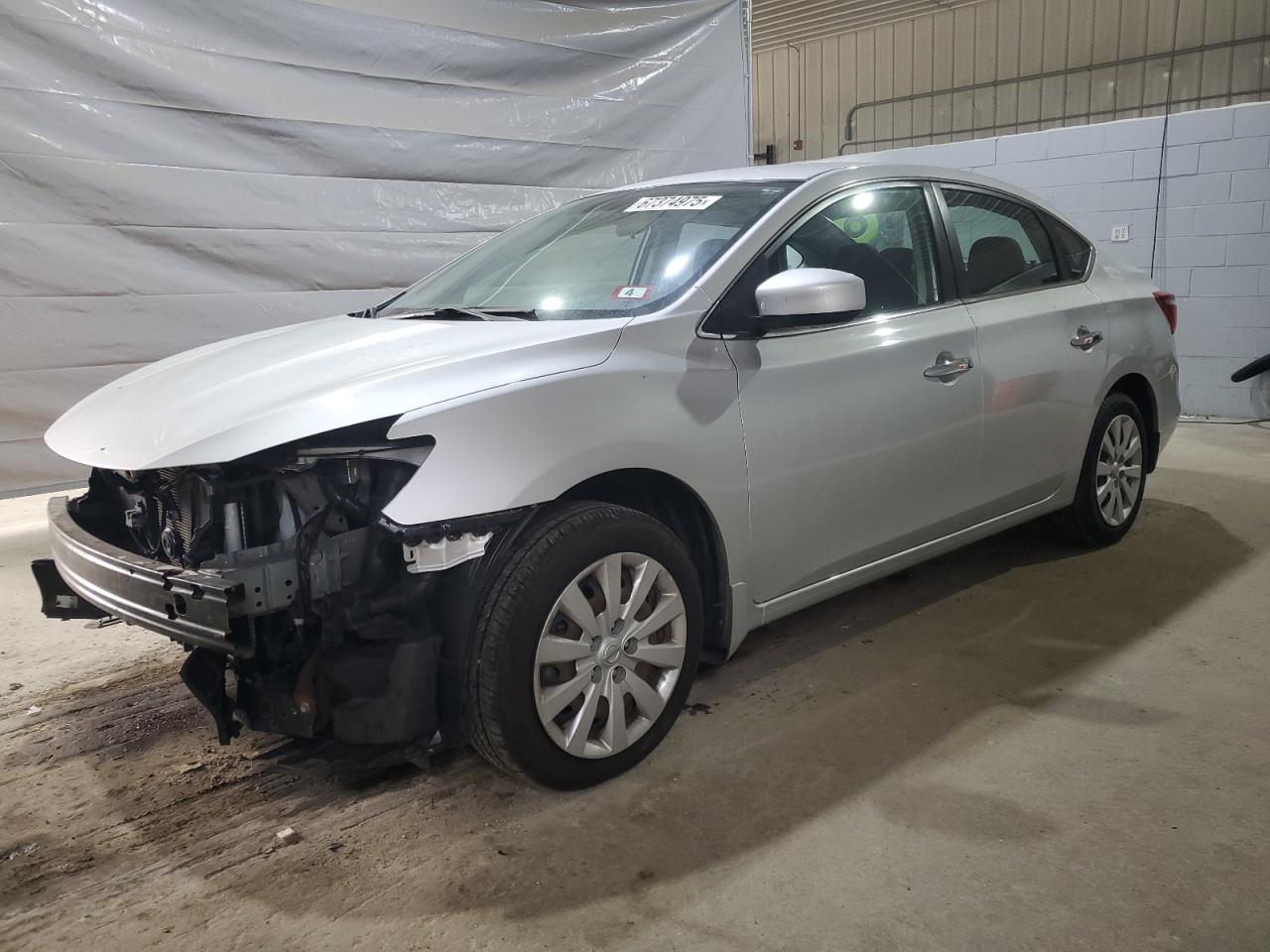 2017 Nissan Sentra S, VIN 3N1AB7AP5HY371212 — Front end