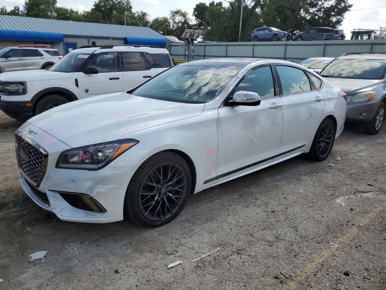 2020 Genesis G80 3.8L, VIN KMTFN4JE4LU337900 — Burn