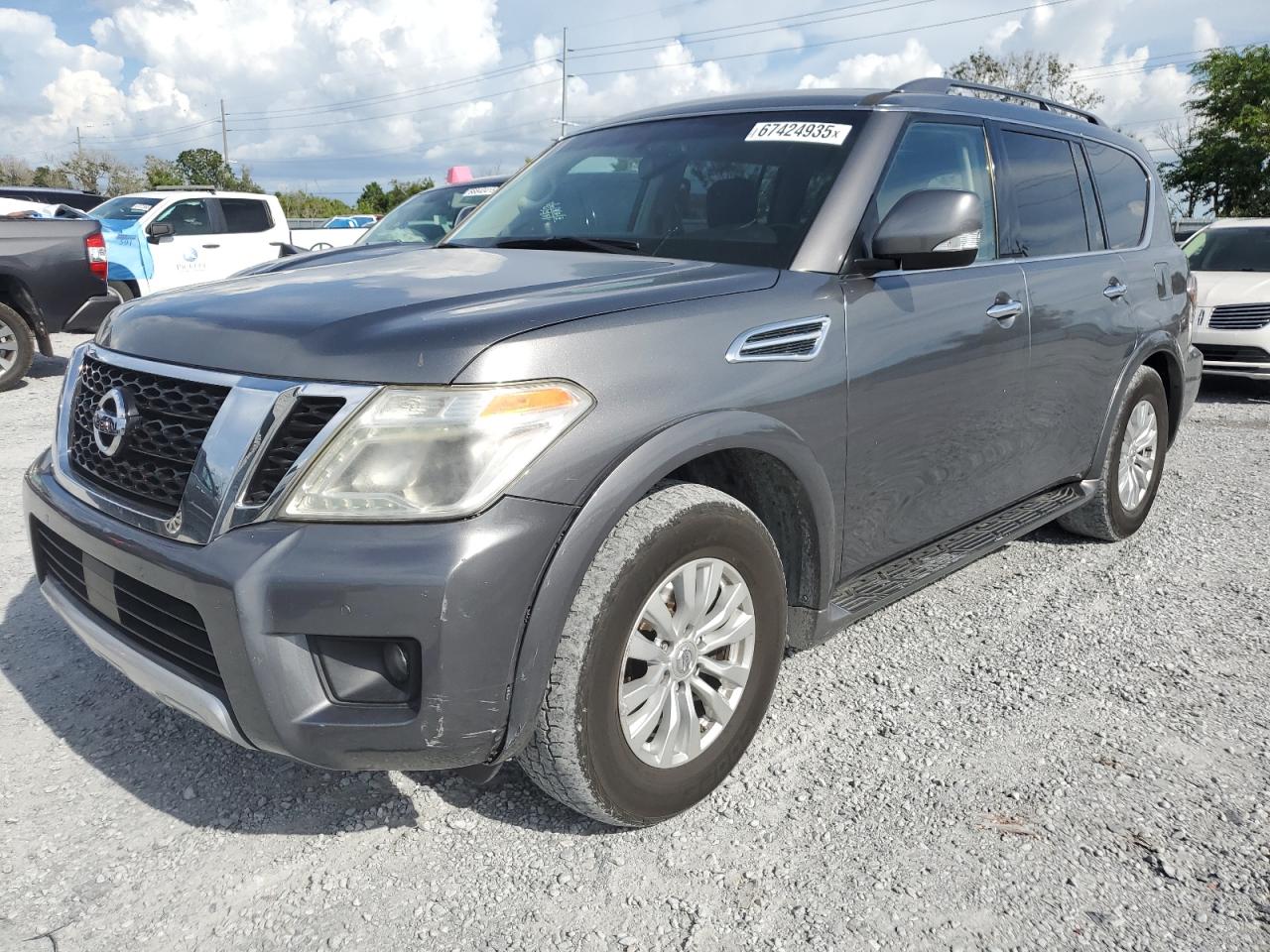 2017 Nissan Armada SV, VIN JN8AY2ND6H9008653 — Undercarriage