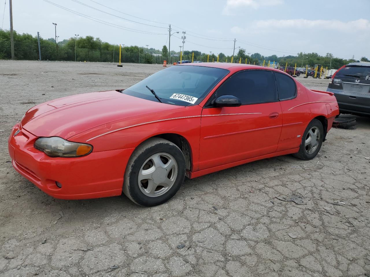 2000 Chevrolet Monte Carlo SS, VIN 2G1WX12K7Y9271044 — Rear end