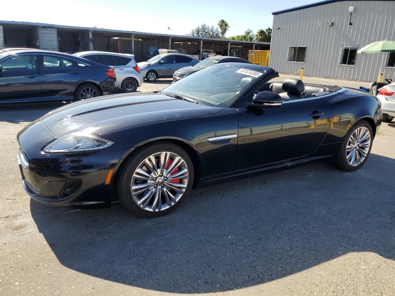 2012 Jaguar XK, VIN SAJWA4GB1CLB45917 — Roof