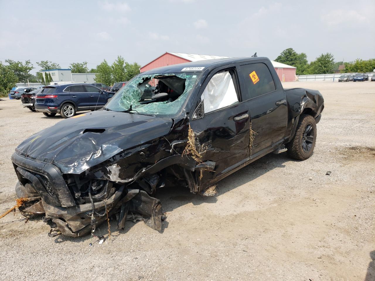 2024 Ram 1500 Big Horn, VIN 1C6RR7LT4RS188462 — Rollover