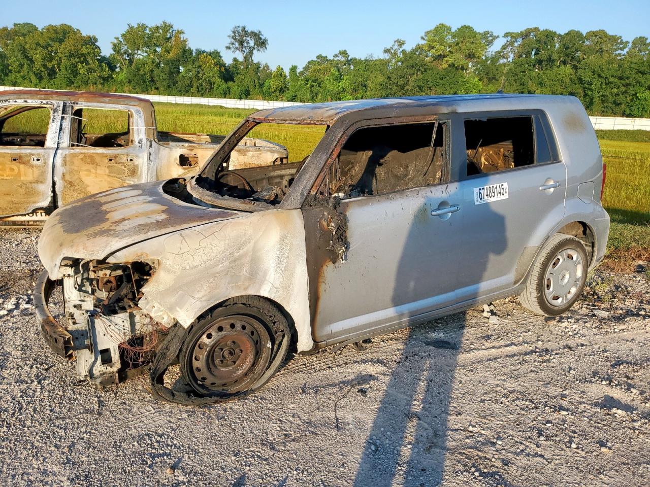 2014 Scion xB, VIN JTLZE4FE2EJ066400 — Engine fire