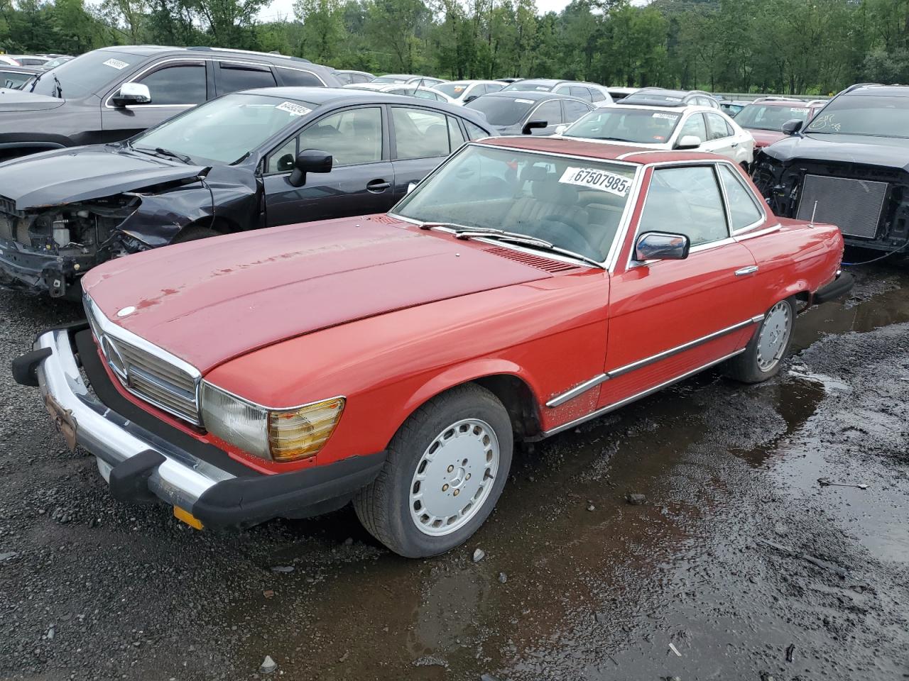 1983 Mercedes-Benz 380 SL, VIN WDBBA45A5DB022728 — Biohazard / chemical