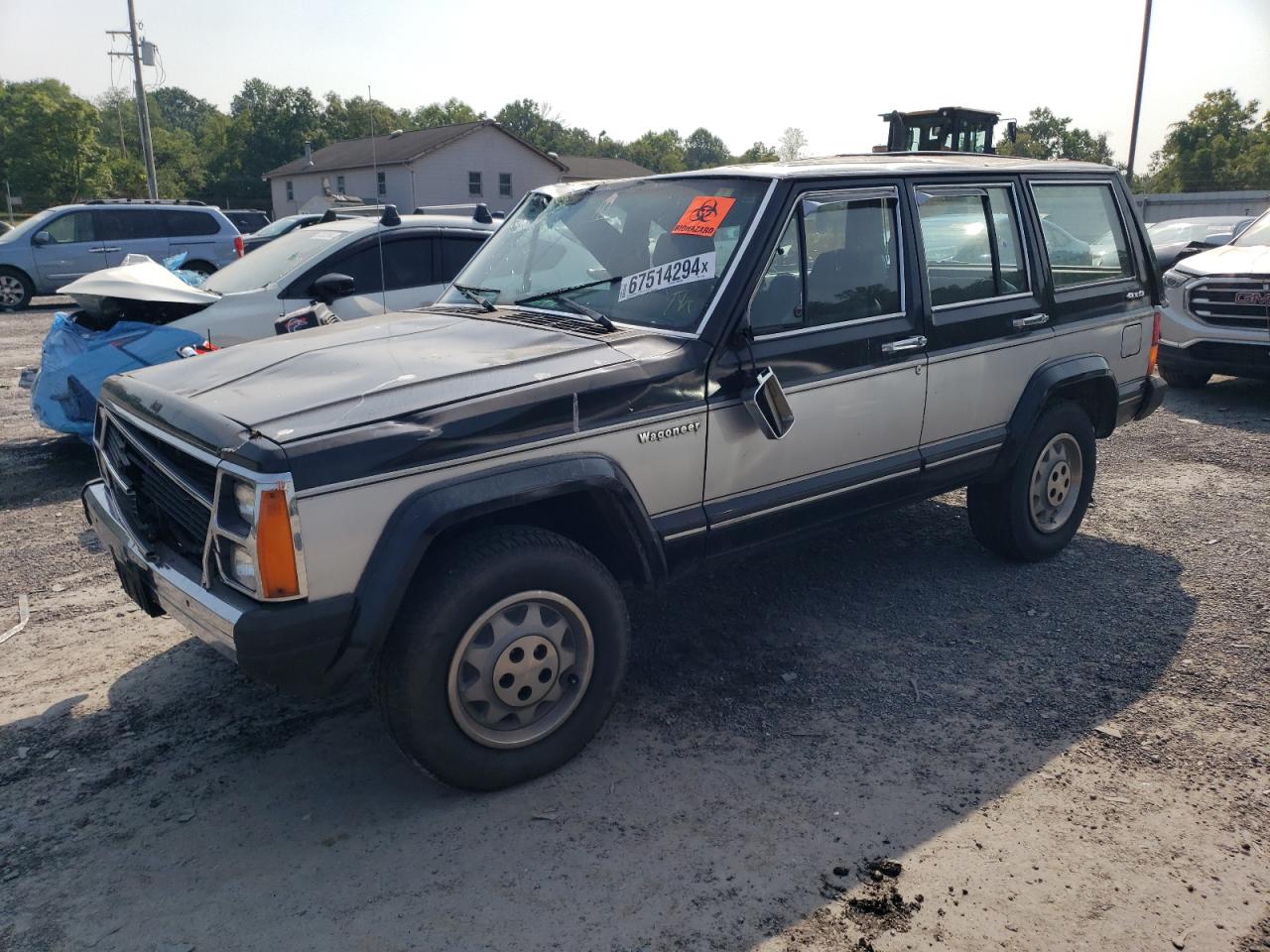 1987 Jeep Grand Wagoneer, VIN 1JCMR7518HT063048 — Крыша