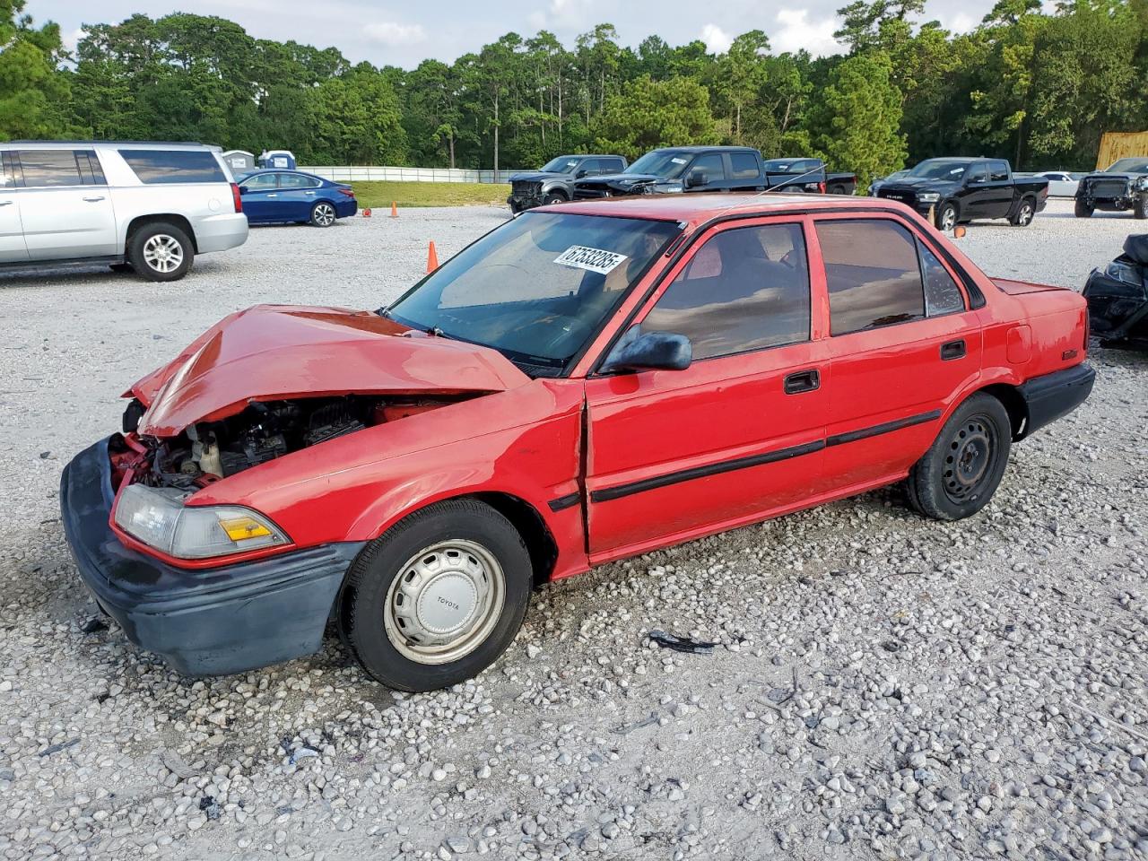 1990 Toyota Corolla, VIN JT2AE94A2L3369127 — Фото с аукциона 1 of 6