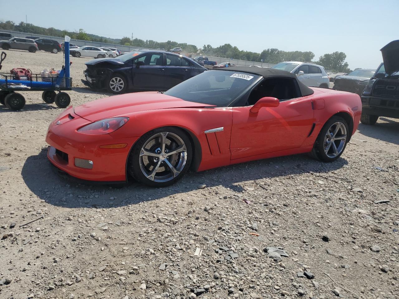 2010 Chevrolet Corvette Z16 Grand Sport 3LT, VIN 1G1YS3DW8A5107971 — Front end