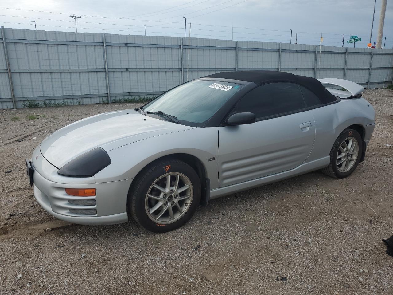 2001 Mitsubishi Eclipse GT, VIN 4A3AE55H11E001970 — Зад