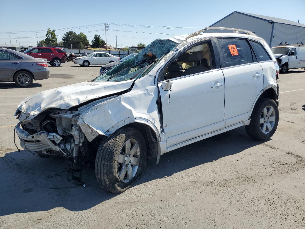 2008 Saturn VUE XR, VIN 3GSDL63728S606753 — Опрокидывание