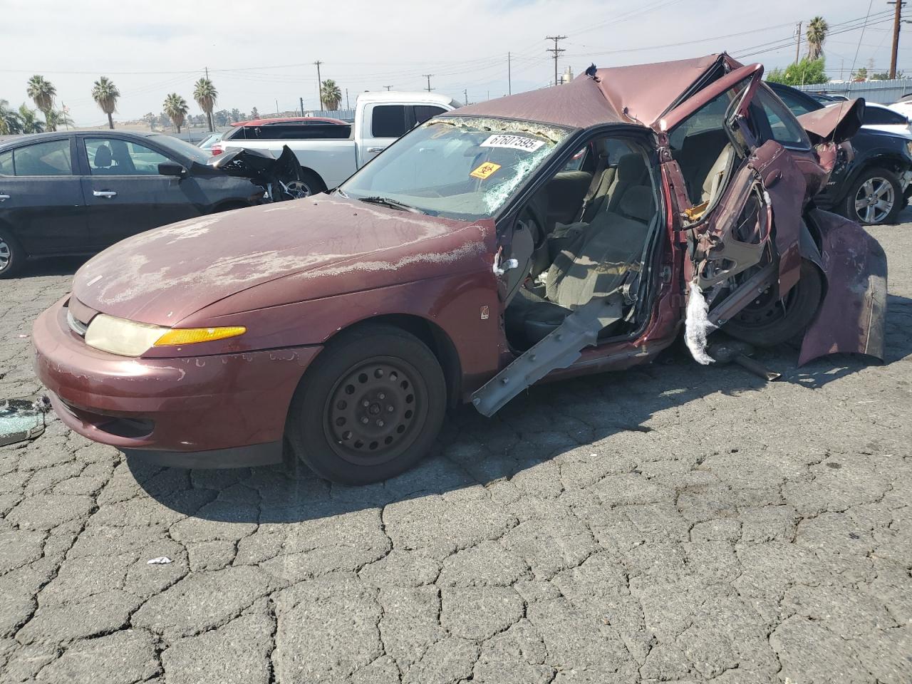 2000 Saturn LS, VIN 1G8JU52F5YY651087 — Опрокидывание