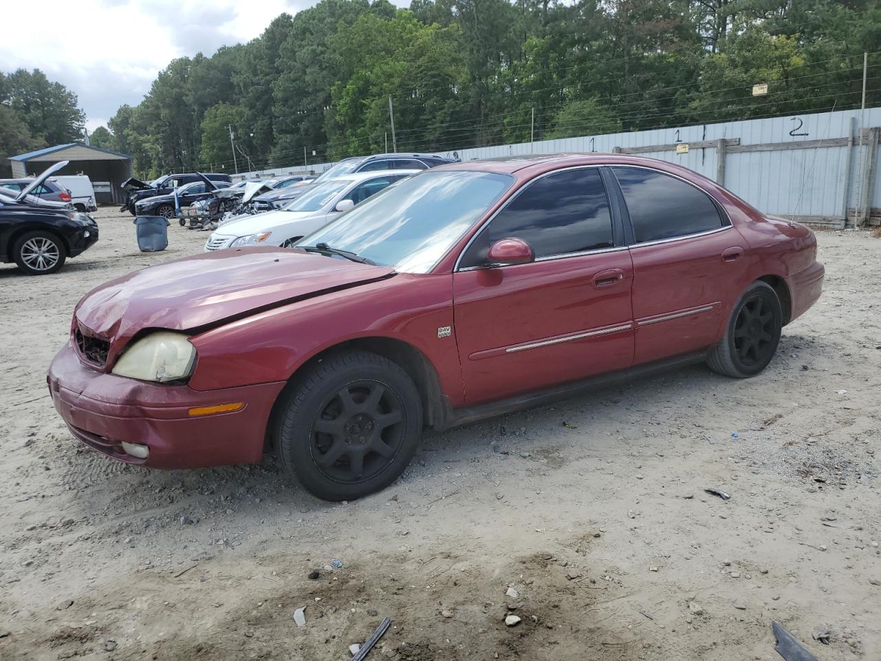 2003 Mercury Sable LS Premium, VIN 1MEFM55SX3G620757 — Front end