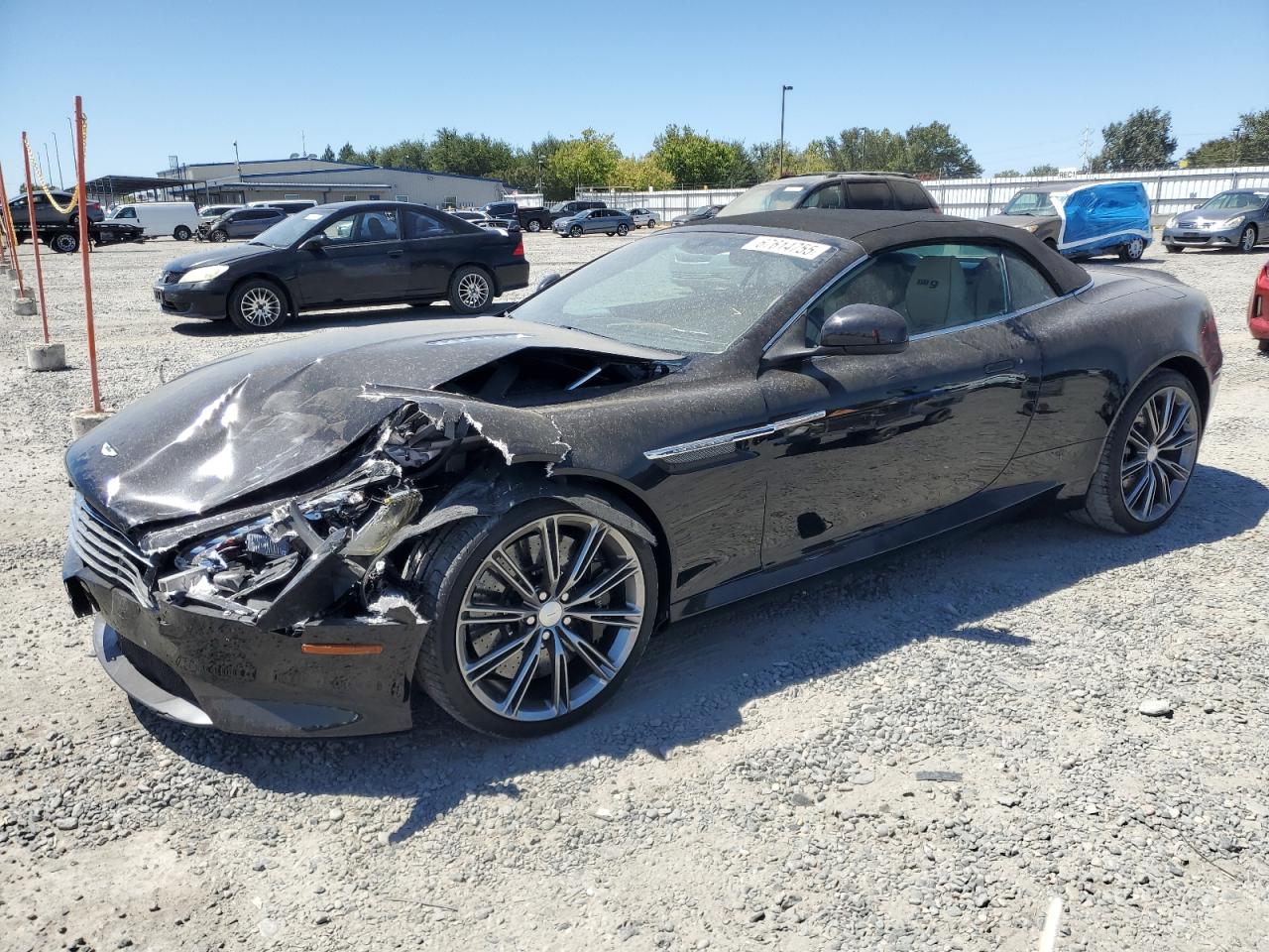 2014 Aston Martin DB9, VIN SCFFDABM2EGB15447 — Front end