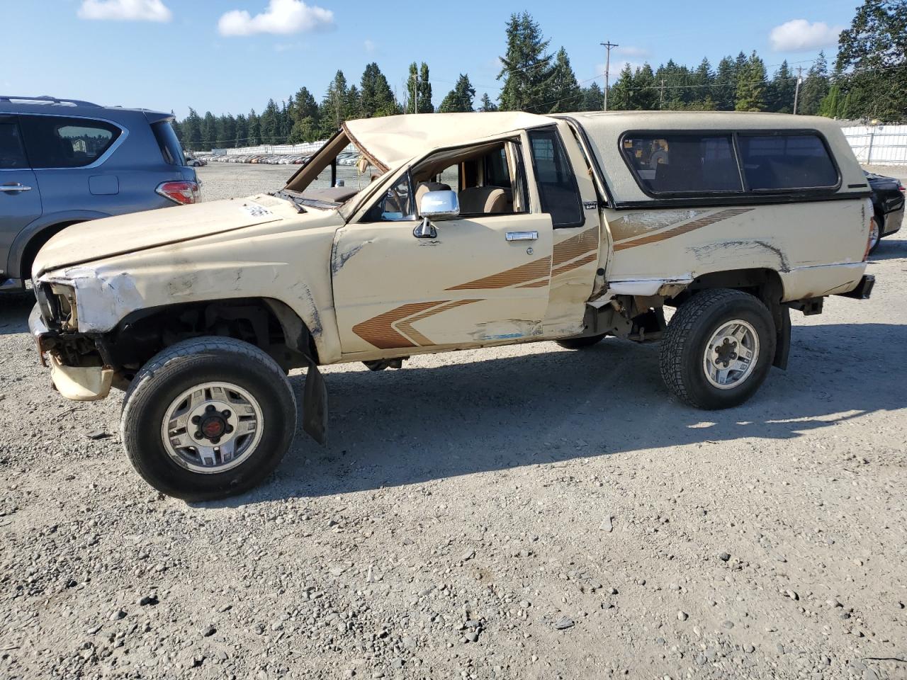 1988 Toyota Xtracab Trucks, VIN JT4RN67P4J8007955 — Rollover