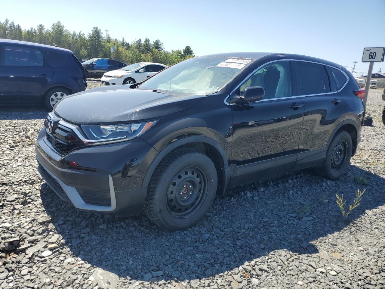2021 Honda CR-V LX, VIN 2HKRW2H27MH212605 — Rear end