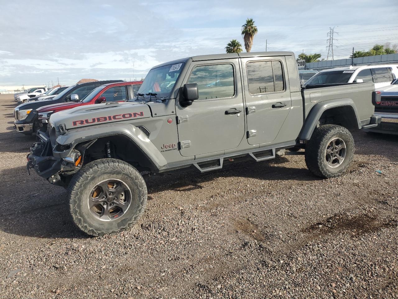 2022 Jeep Gladiator Rubicon, VIN 1C6JJTBM7NL108597 — Front end