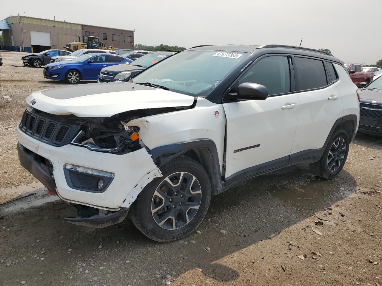 2020 Jeep Compass Trailhawk, VIN 3C4NJDDB7LT232768 — Front end