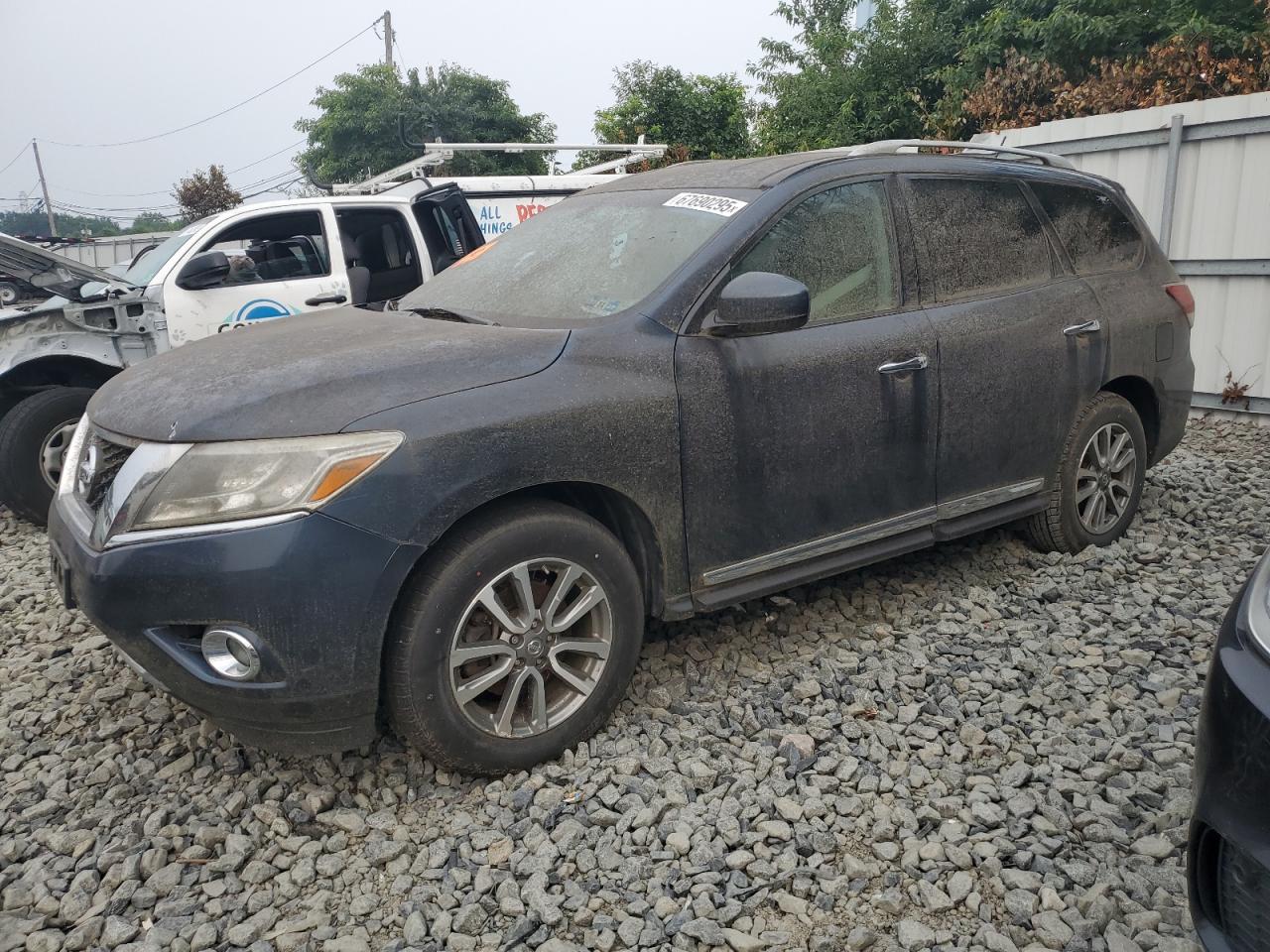 2014 Nissan Pathfinder Platinum, VIN 5N1AR2MM1EC631893 — Biohazard / chemical