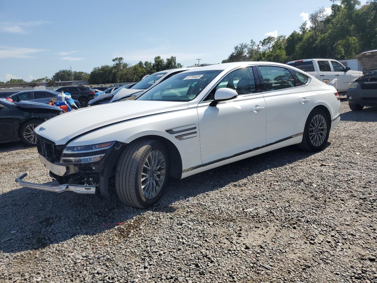 2023 Genesis G80 2.5T, VIN KMTGB4SC6PU195193 — Front end