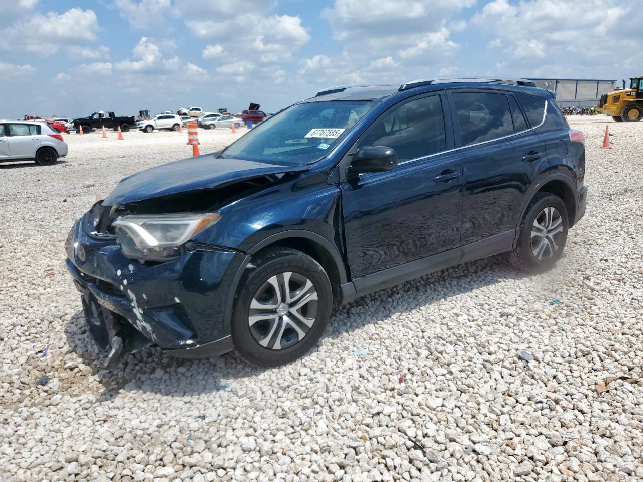 2017 Toyota RAV4 LE, VIN JTMZFREV6HJ126500 — Front end