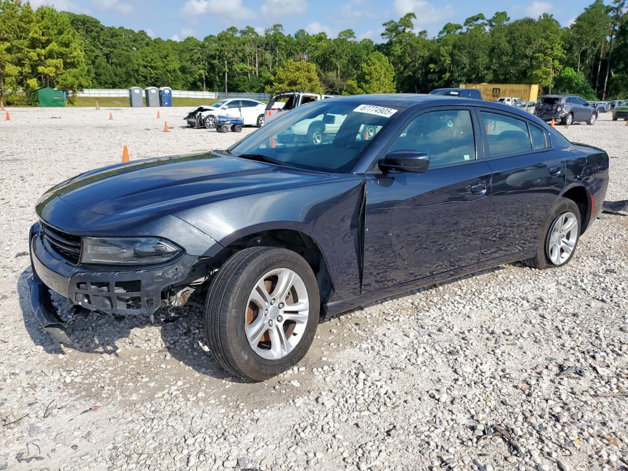 2019 Dodge Charger SXT, VIN 2C3CDXBG4KH657567 — Front end