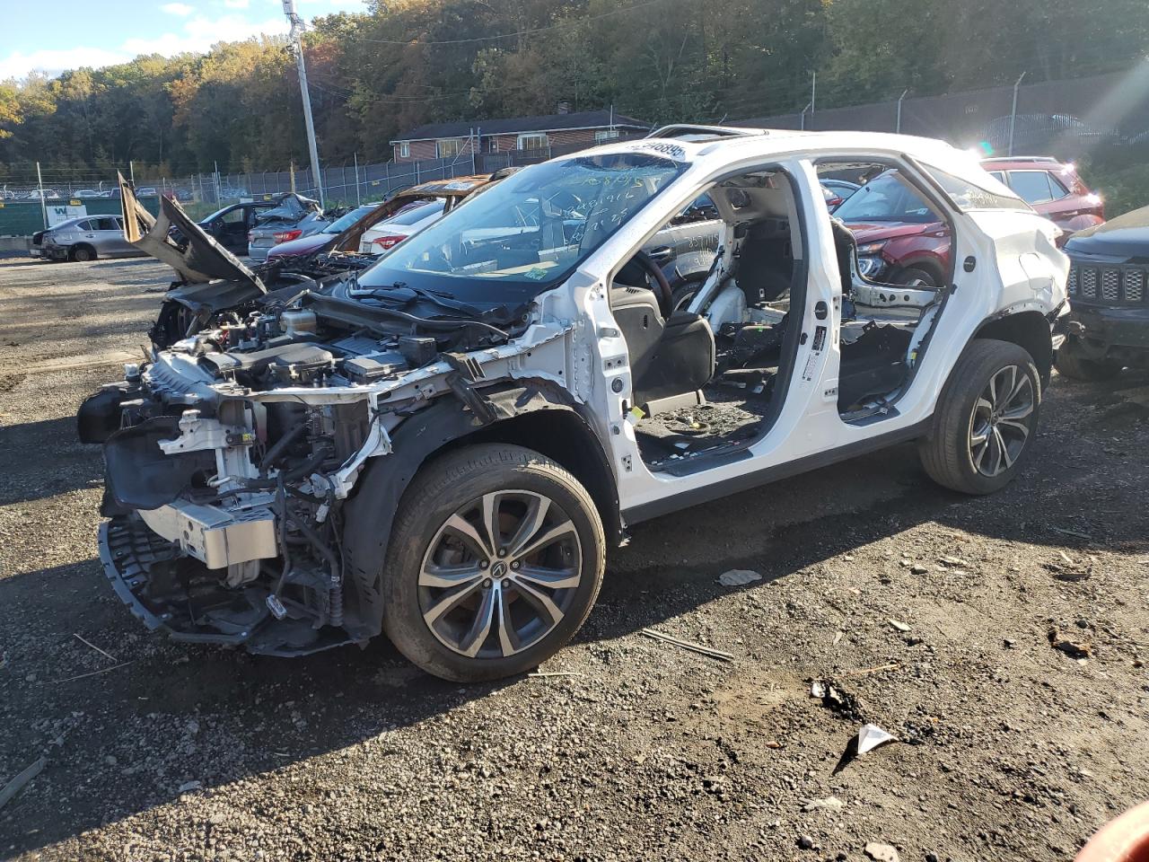 2020 Lexus RX 450h, VIN 2T2HGMDA0LC053733 — Stripped
