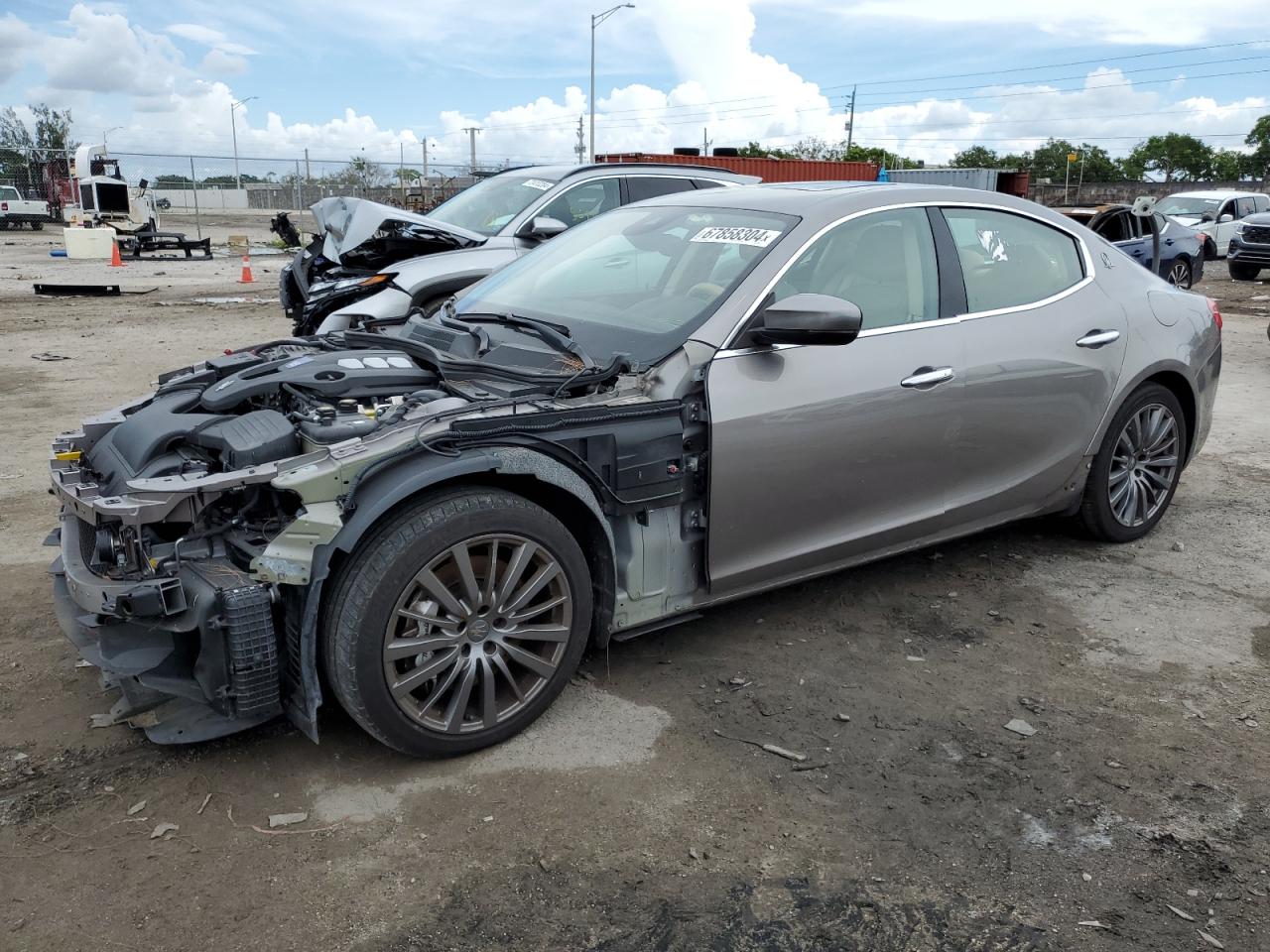 2018 Maserati Ghibli S Q4 GranLusso, VIN ZAM57YTL2J1286205 — Stripped