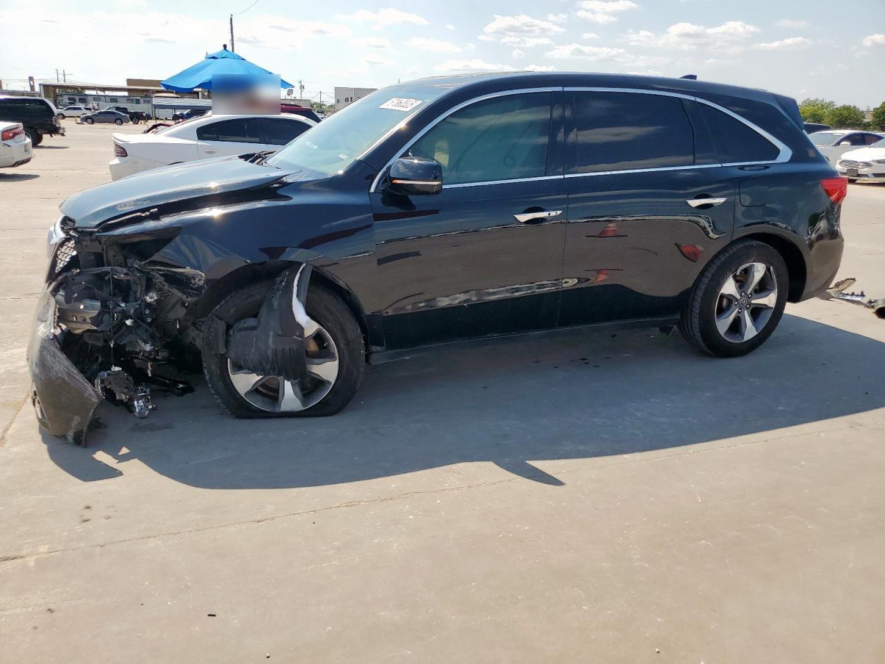 2016 Acura MDX, VIN 5FRYD3H23GB014984 — Front end