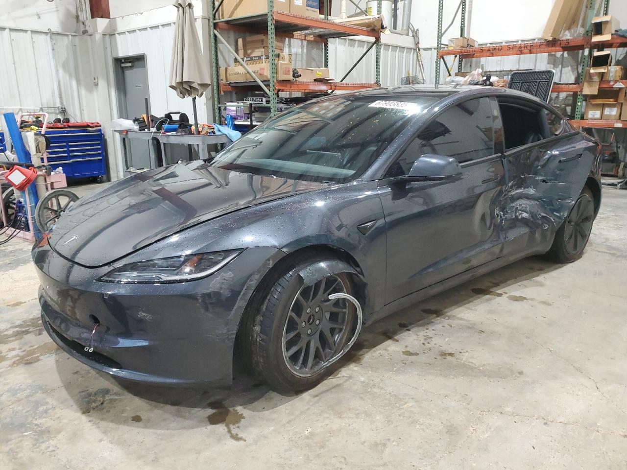 2025 Tesla Model 3 Long Range, VIN 5YJ3E1EA9SF005238 — Side