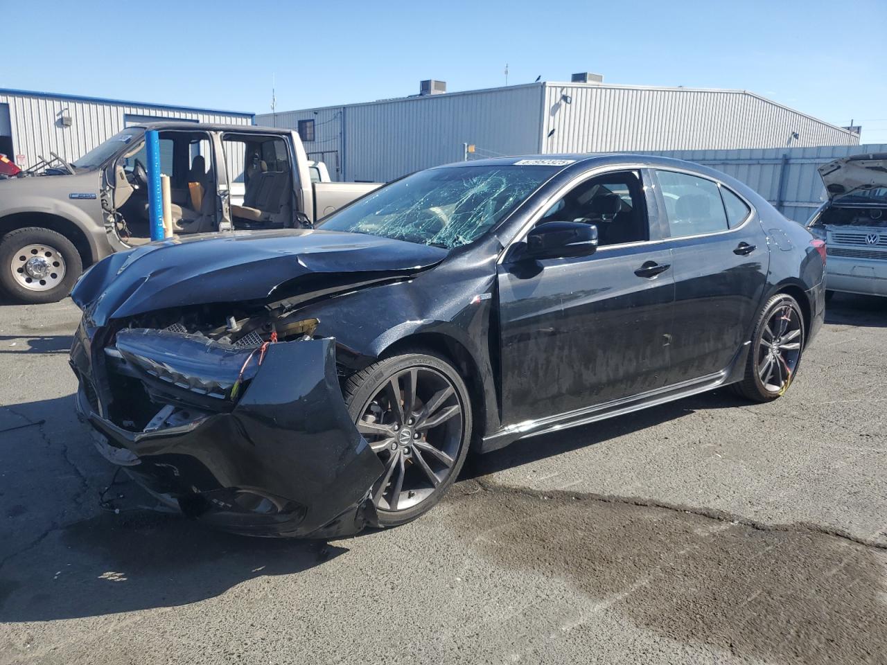 2020 Acura TLX w/A-Spec Pkg, VIN 19UUB1F6XLA009589 — Front end