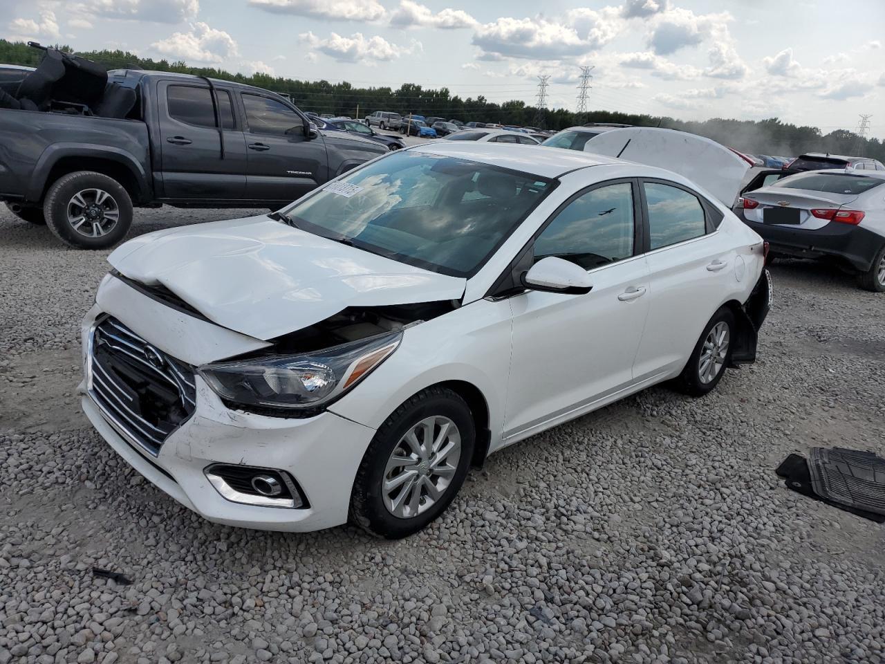 2022 Hyundai Accent SEL, VIN 3KPC24A69NE173726 — Front end