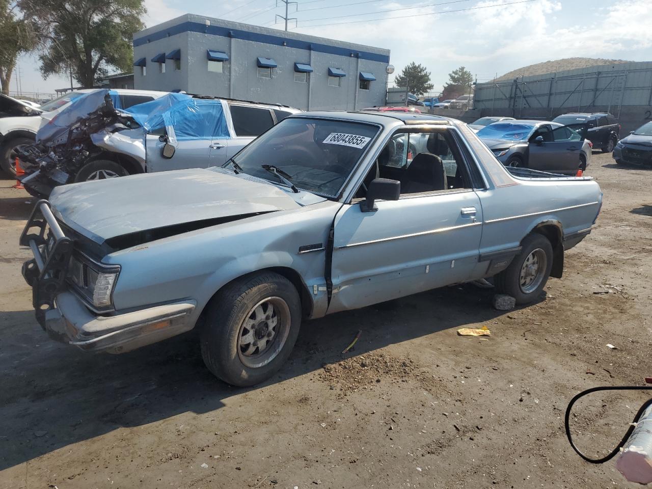 1985 Subaru Brat, VIN JF2AT53B4FE503677 — Front end