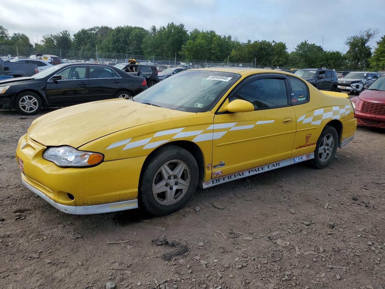 2003 Chevrolet Monte Carlo SS, VIN 2G1WX15K039372561 — Rear end