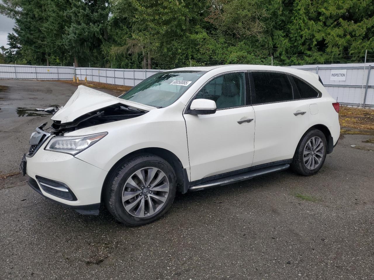 2016 Acura MDX Technology, VIN 5FRYD4H47GB002411 — Front end