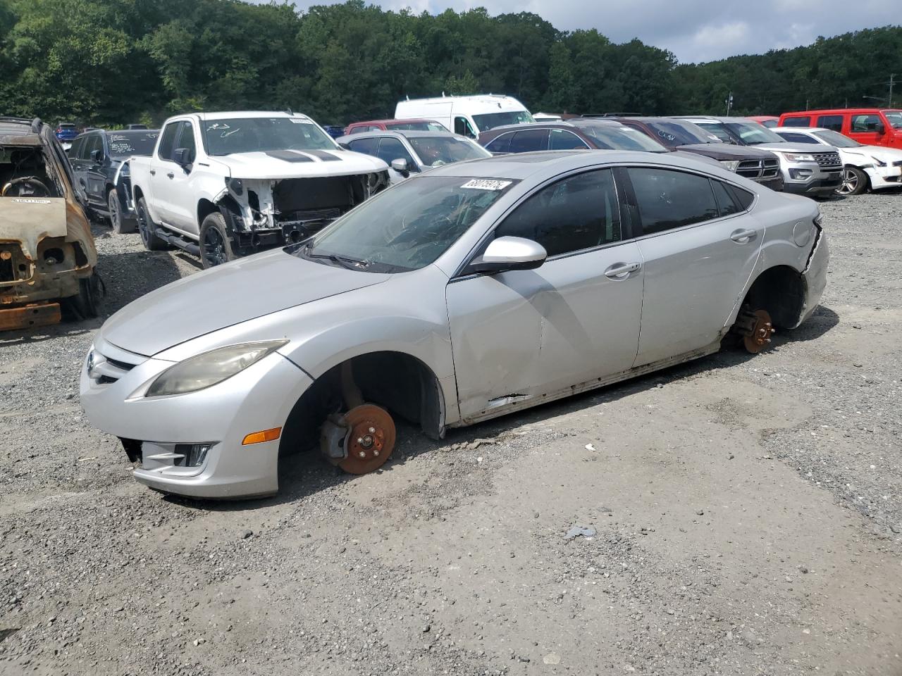 2009 Mazda 6 i Grand Touring, VIN 1YVHP82A195M02980 — Stripped