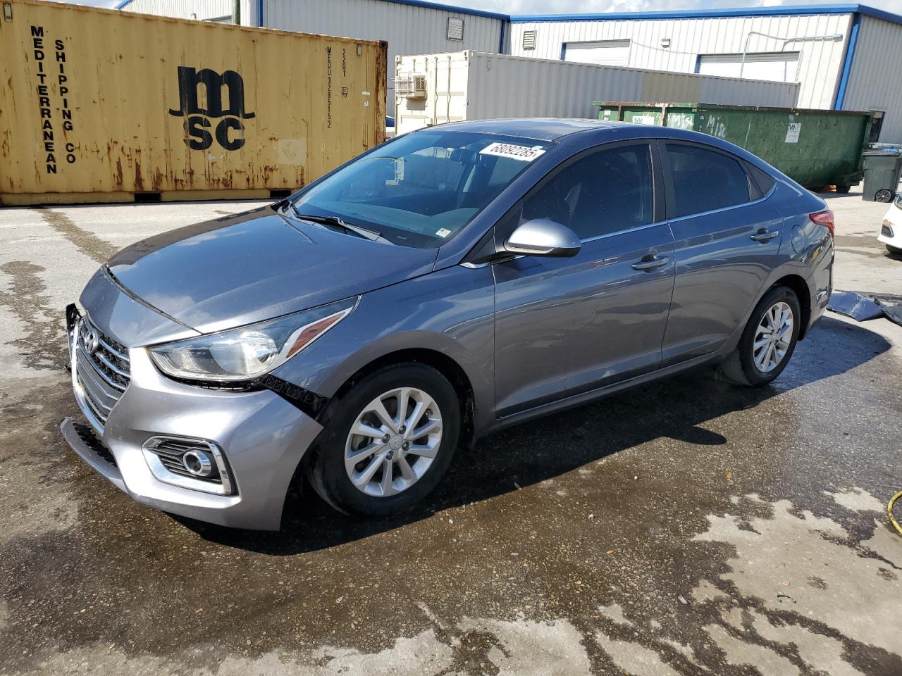 2020 Hyundai Accent SEL, VIN 3KPC24A62LE093083 — Front end