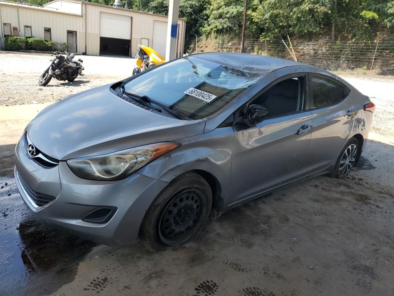 2013 Hyundai Elantra GLS, VIN KMHDH4AE0DU592957 — Rollover
