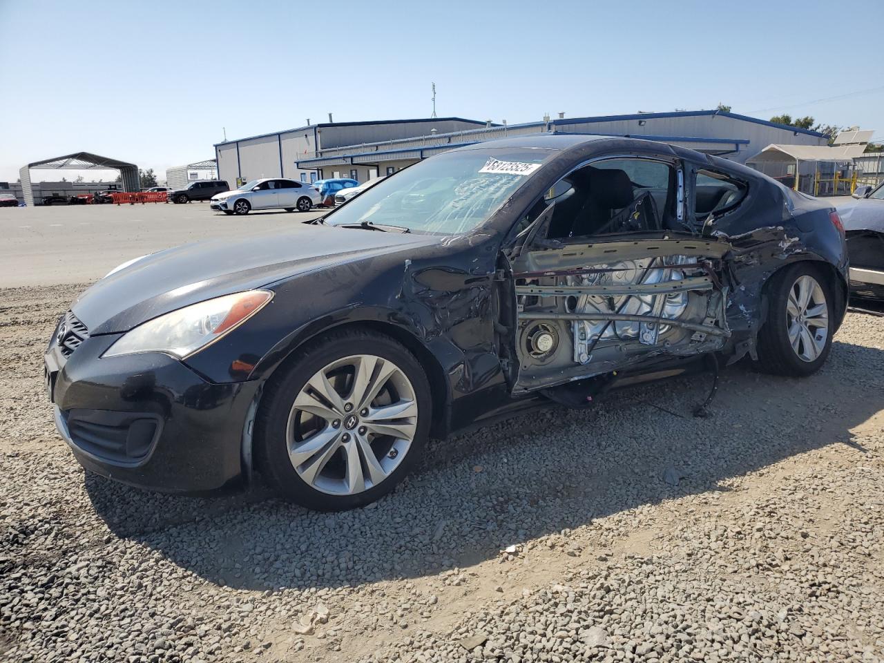 2012 Hyundai Genesis Coupe Premium, VIN KMHHT6KD5CU071619 — Side